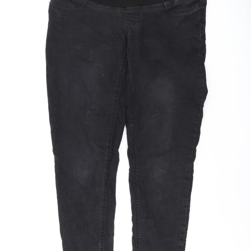 Blooming Marvellous Womens Black Cotton Straight Jeans Size 12 L32 in Regular