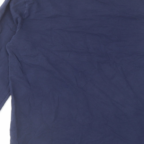 NEXT Mens Blue Cotton Pullover Sweatshirt Size S