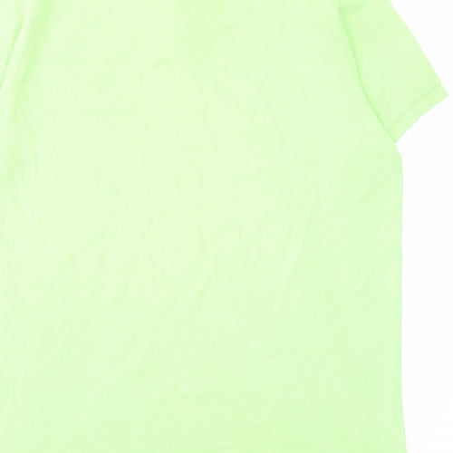 Polo Ralph Lauren Mens Green Cotton Polo Size XL Collared Button