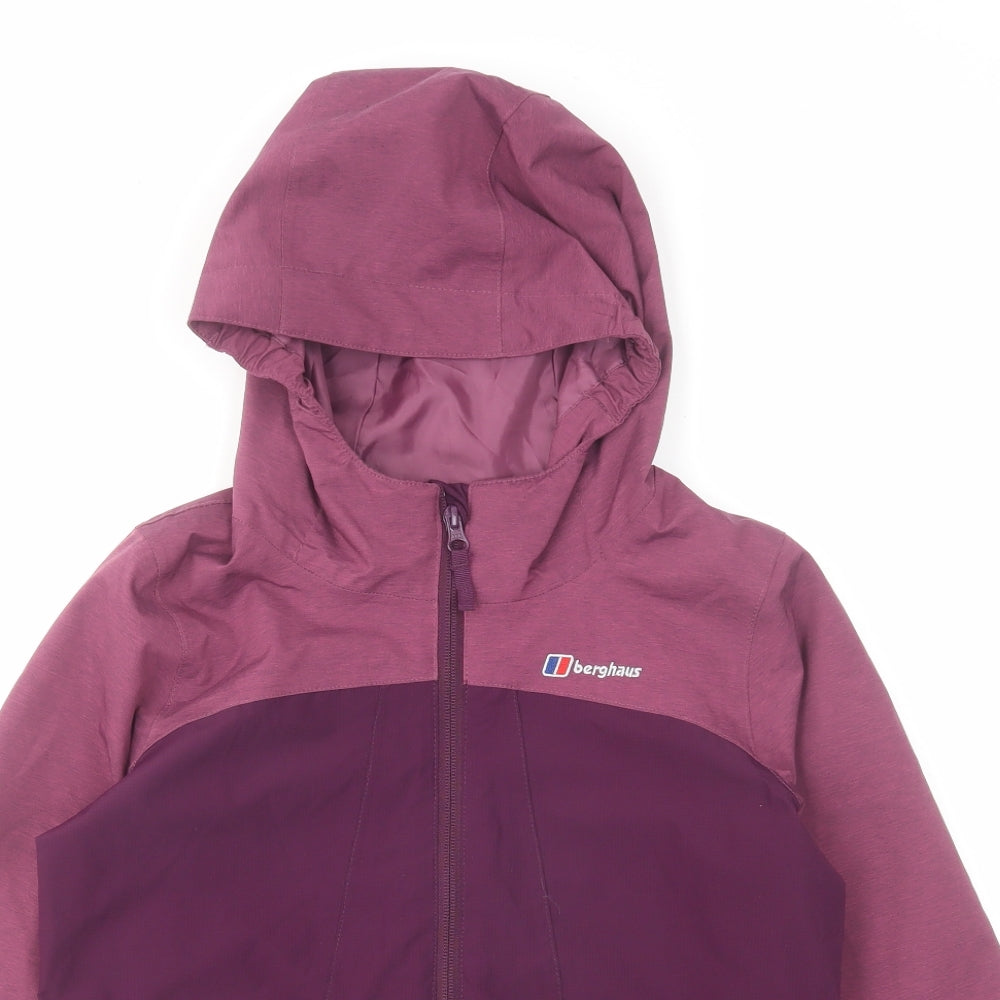 Berghaus Girls Purple Basic Coat Coat Size 9-10 Years Zip