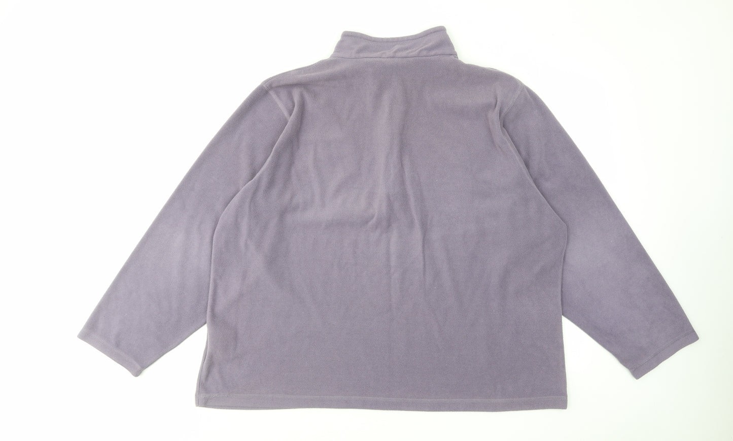 Regatta Womens Purple Polyester Pullover Sweatshirt Size 26 Zip