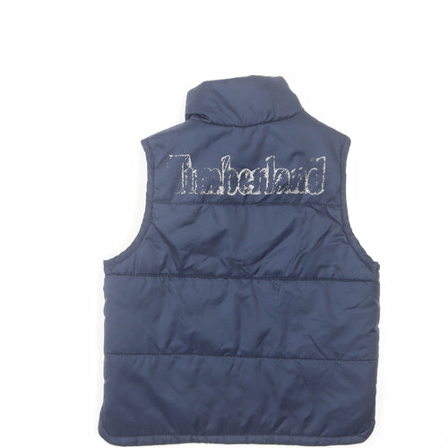 Timberland Boys Blue Gilet Jacket Size 3 Years Zip
