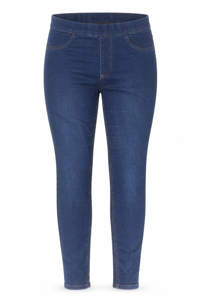 Marks and Spencer Womens Blue Cotton Jegging Jeans Size 30 in L26 in Regular