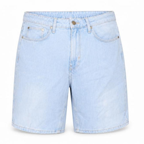 As Well 2A Womens Blue Cotton Bermuda Shorts Size L L8 in Regular Zip