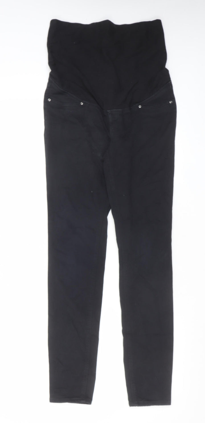H&M Womens Black Cotton Jegging Jeans Size S L29 in Regular