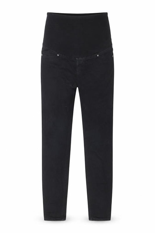 Front view of H&M women’s black cotton jegging jeans, size S, 29-inch leg regular