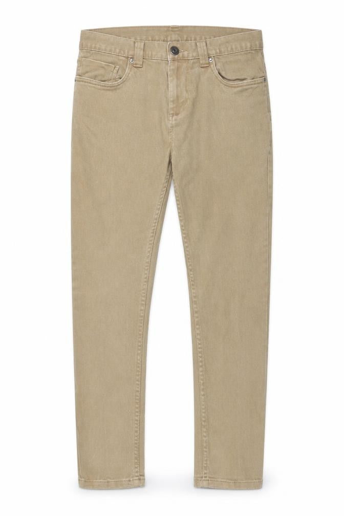 Denim & Co. Mens Beige Cotton Skinny Jeans Size 30 in L30 in Slim Zip