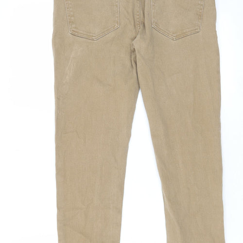 Denim & Co. Mens Beige Cotton Skinny Jeans Size 30 in L30 in Slim Zip