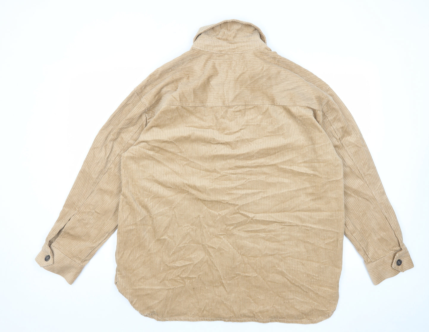 H&M Mens Brown Jacket Size M Button