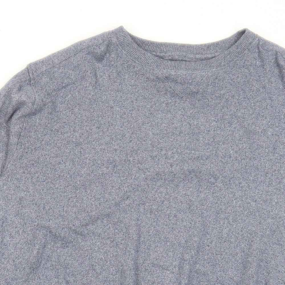 Morely Mens Blue Cotton Pullover Sweatshirt Size 2XL