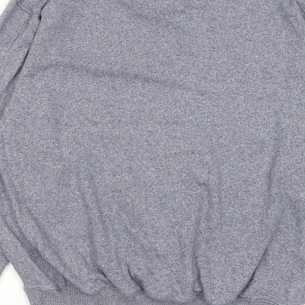 Morely Mens Blue Cotton Pullover Sweatshirt Size 2XL