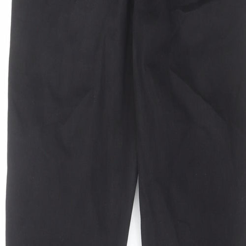 Topshop Womens Black Cotton Skinny Jeans Size 28 in L30 in Regular Zip