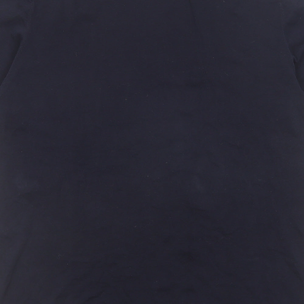 COS Mens Blue Cotton T-Shirt Size L Crew Neck