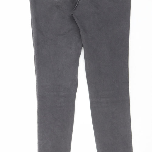 NEXT Womens Grey Cotton Jegging Jeans Size 10 L28 in Regular
