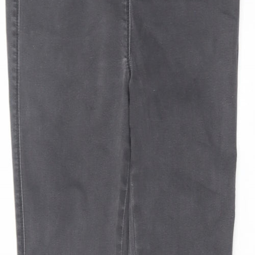 NEXT Womens Grey Cotton Jegging Jeans Size 10 L28 in Regular