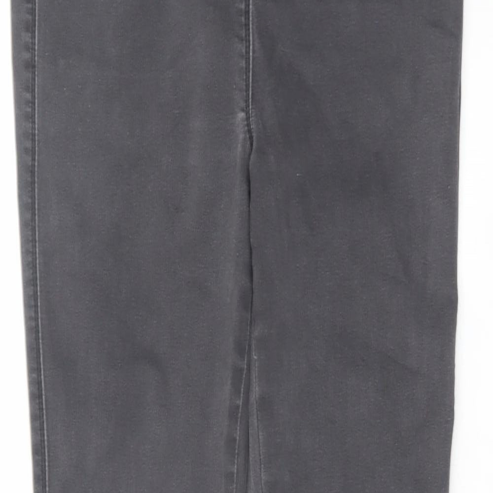 NEXT Womens Grey Cotton Jegging Jeans Size 10 L28 in Regular