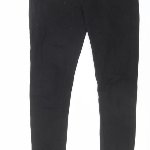 Boohoo Womens Black Cotton Skinny Jeans Size 6 L30 in Regular Zip