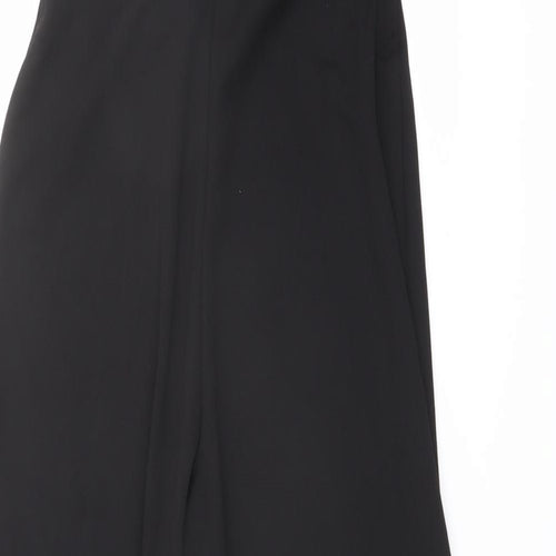 Zara Womens Black Polyester Jumpsuit One-Piece Size S Pullover
