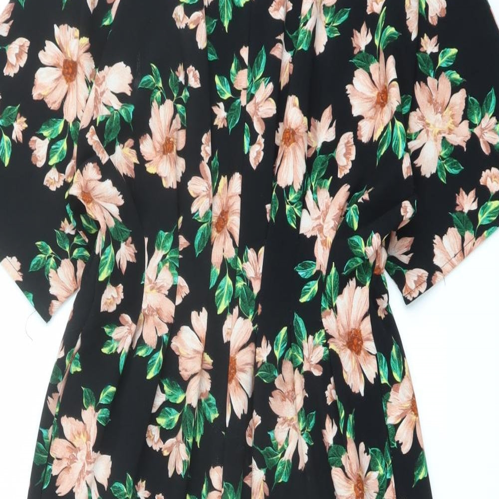 NEXT Womens Multicoloured Floral Polyester Jumpsuit One-Piece Size 10 Zip