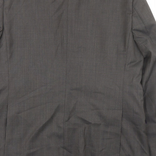 Paul Costelloe Mens Grey Wool Jacket Suit Jacket Size 44 Regular