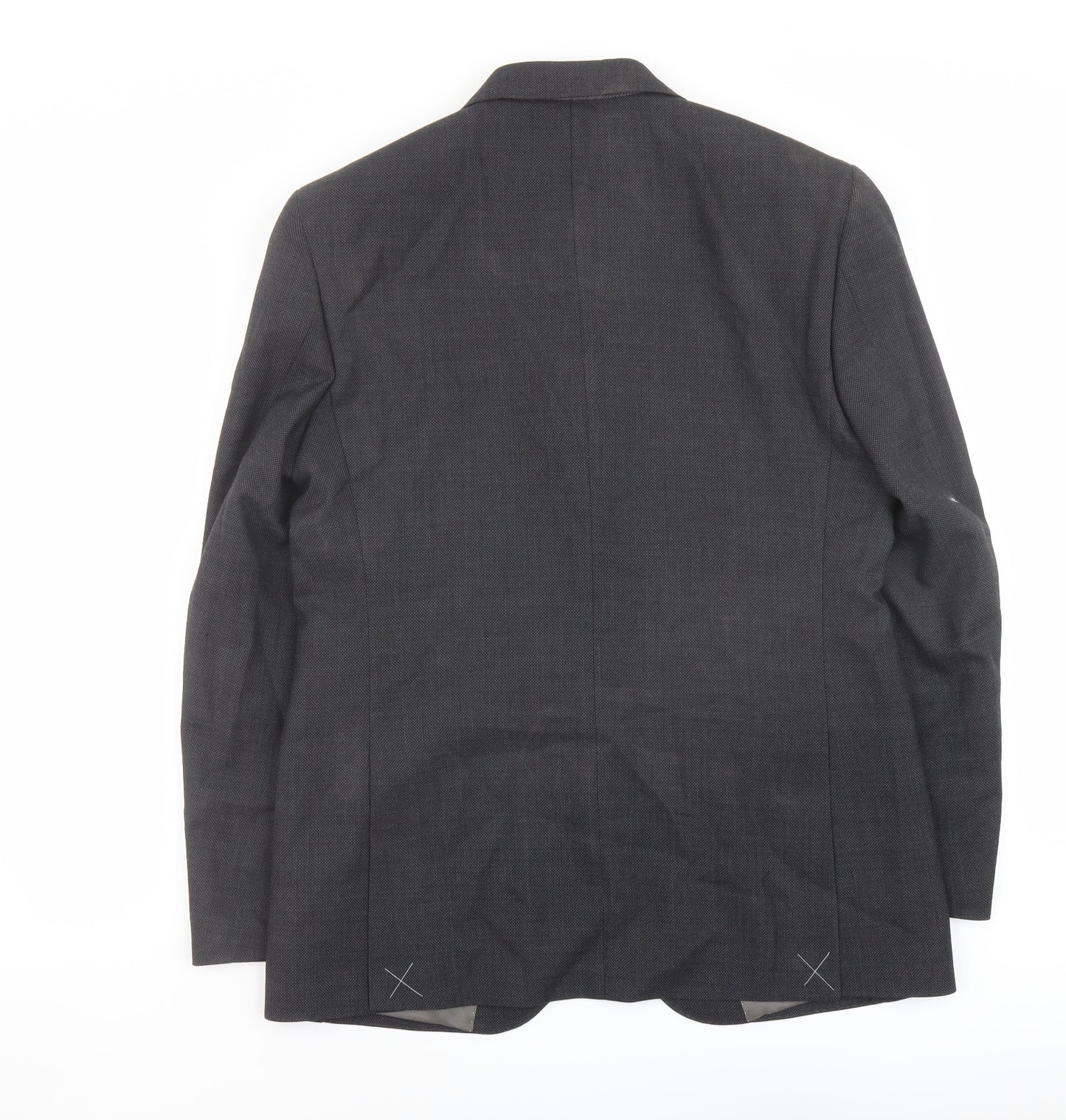 Marks and Spencer Mens Grey Wool Jacket Suit Jacket Size 40 Regular