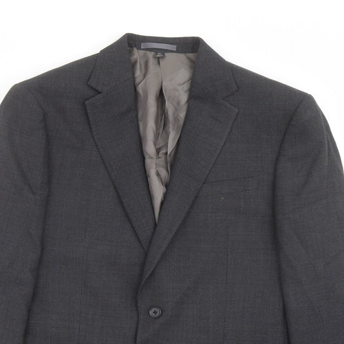 Marks and Spencer Mens Grey Wool Jacket Suit Jacket Size 40 Regular