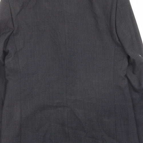 Marks and Spencer Mens Grey Wool Jacket Suit Jacket Size 40 Regular