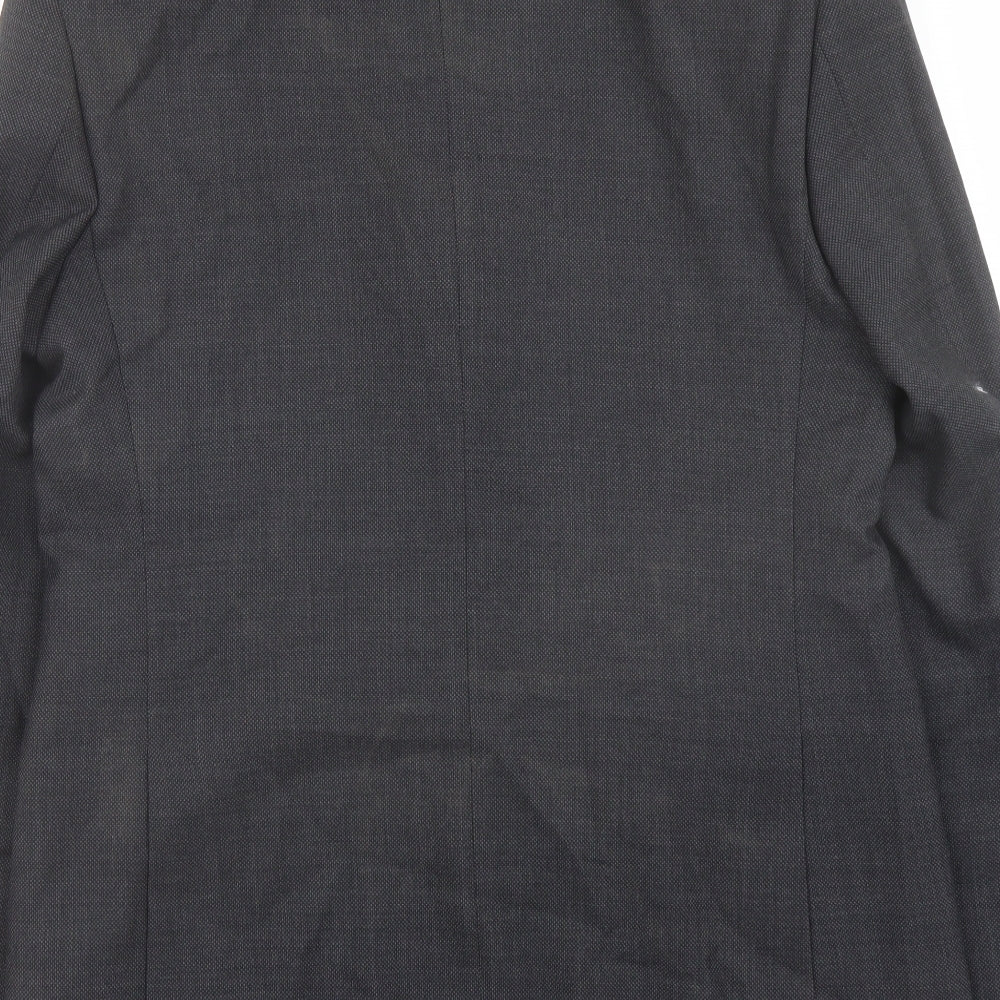 Marks and Spencer Mens Grey Wool Jacket Suit Jacket Size 40 Regular