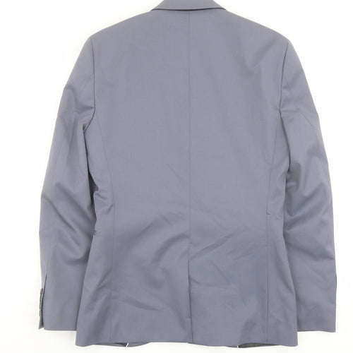 NEXT Mens Blue Polyester Jacket Suit Jacket Size 36 Regular