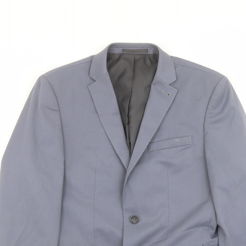 NEXT Mens Blue Polyester Jacket Suit Jacket Size 36 Regular