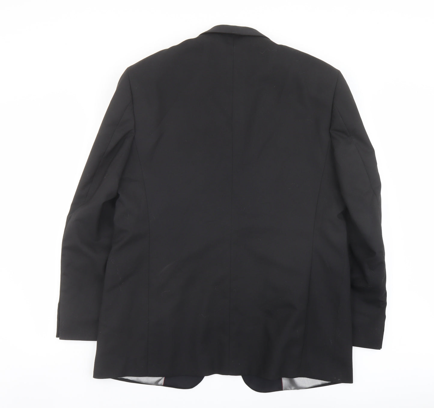Armando Mens Black Polyester Tuxedo Suit Jacket Size 44 Regular