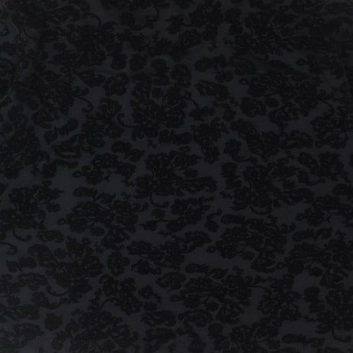 TIGI Womens Black Floral Polyester Basic T-Shirt Size 10 V-Neck - Size 10-12