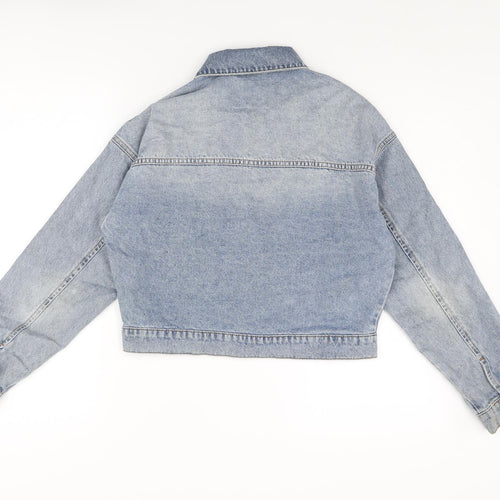 Jack Wills Womens Blue Jacket Size 6 Button