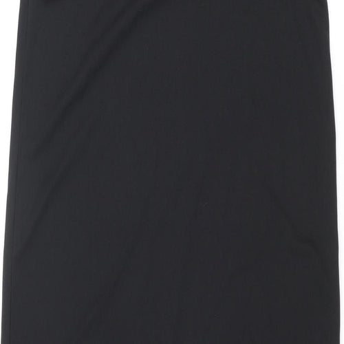 H&M Womens Black Polyester Tank Dress Size XS Square Neck Pullover