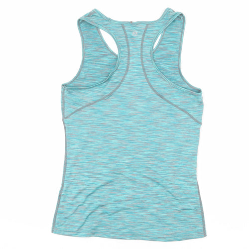 Athera Womens Multicoloured Geometric Polyester Basic Tank Size 10 Round Neck Pullover