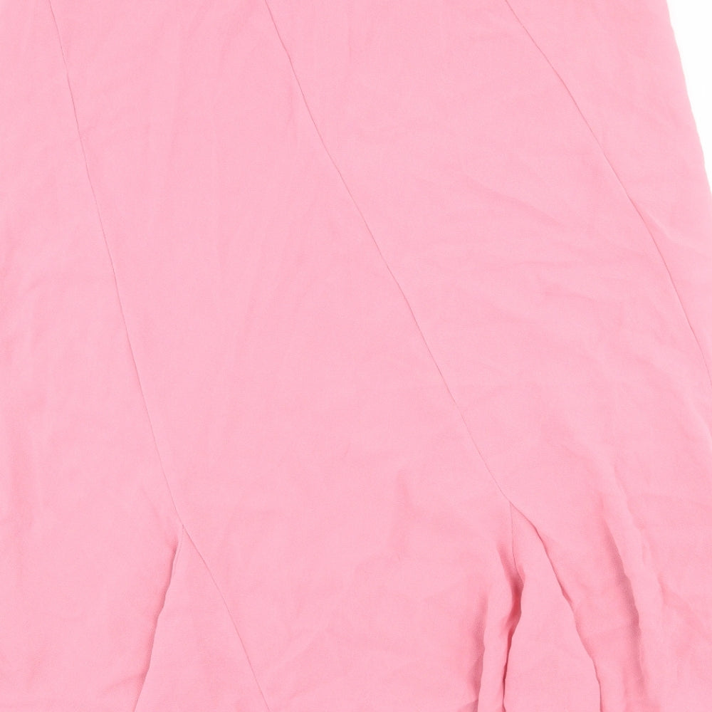 Bonmarché Womens Pink Polyester Swing Skirt Size 20