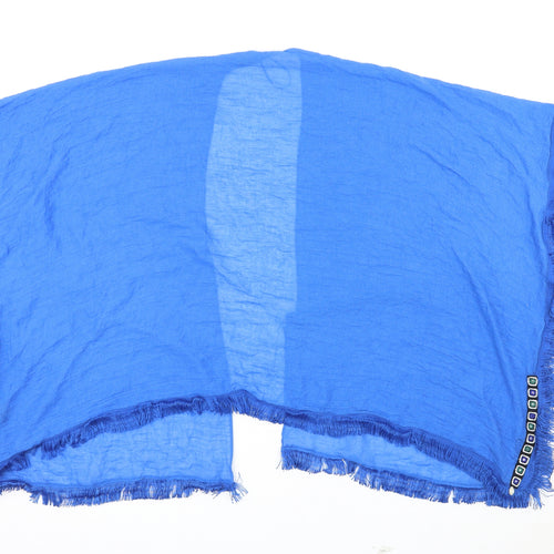 Parfois Womens Blue V-Neck Polyester Cape Jumper Size M