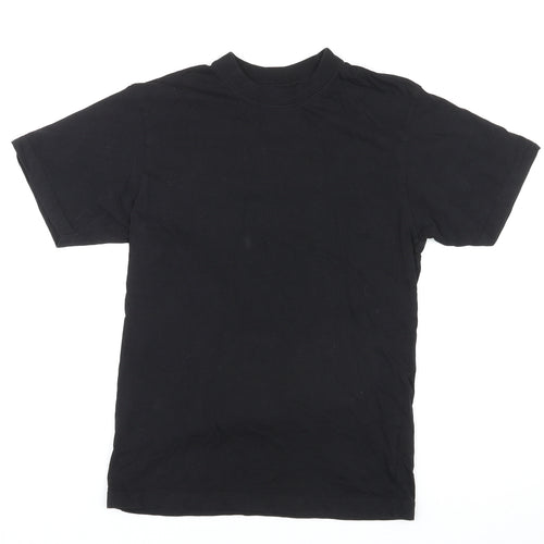 Blaklader Mens Black Cotton T-Shirt Size S Crew Neck