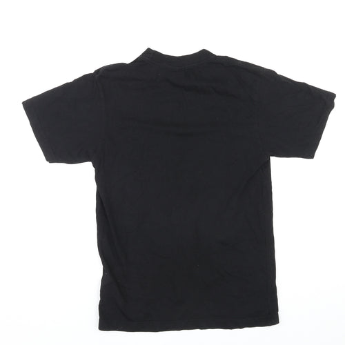 Blaklader Mens Black Cotton T-Shirt Size S Crew Neck