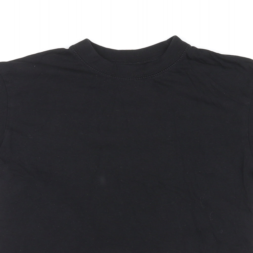 Blaklader Mens Black Cotton T-Shirt Size S Crew Neck