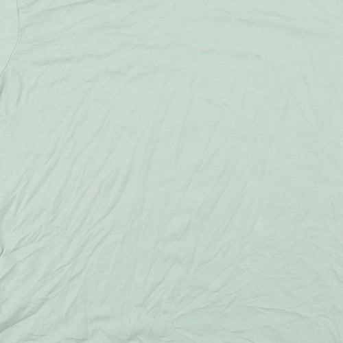 JACK & JONES Mens Green Cotton T-Shirt Size M Crew Neck - South Bay Local