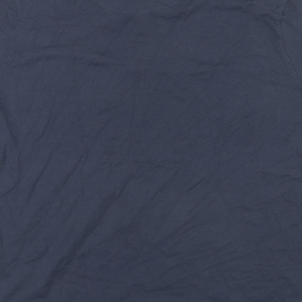 Pretty Green Mens Blue Cotton Polo Size L Collared