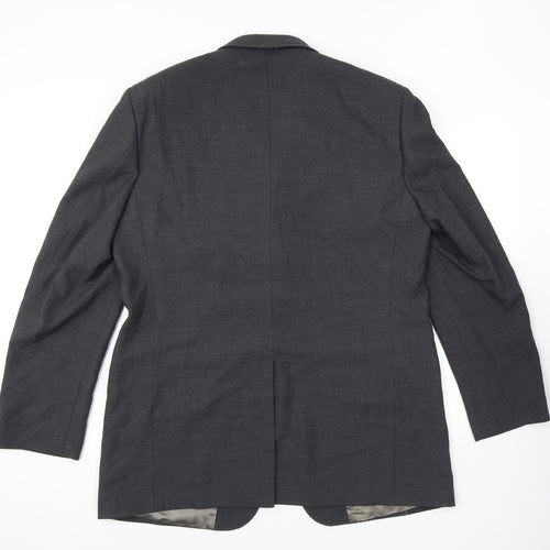 Marks and Spencer Mens Grey Wool Jacket Suit Jacket Size 44 Regular