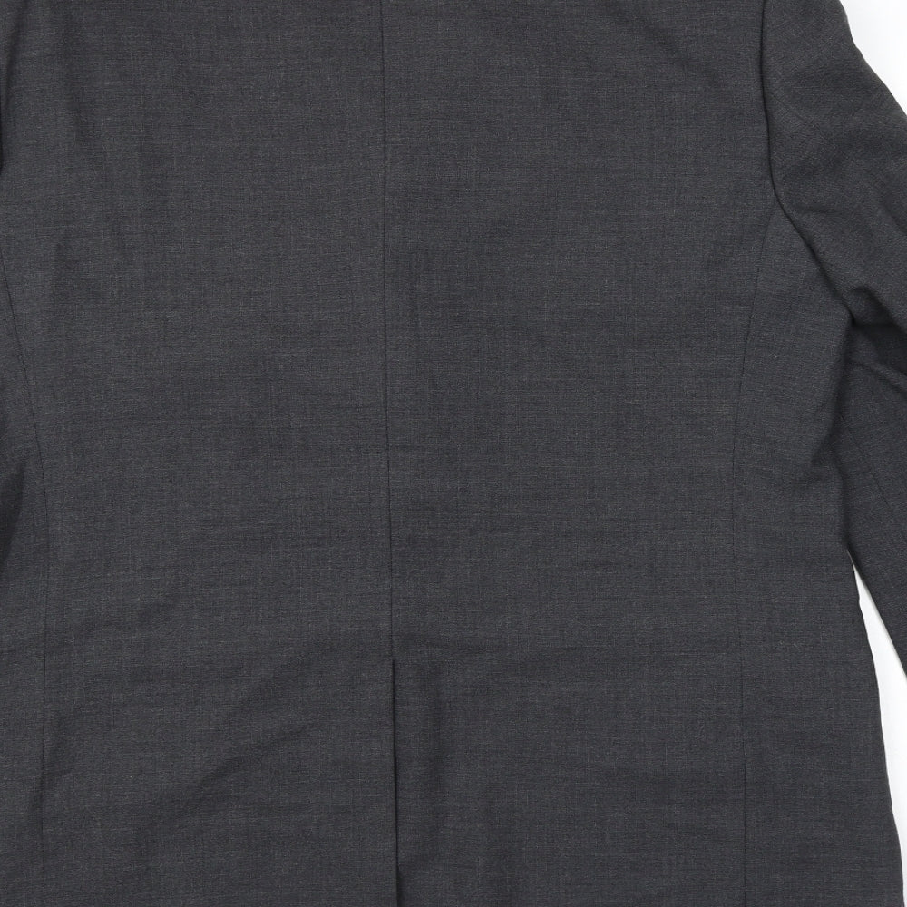 Marks and Spencer Mens Grey Wool Jacket Suit Jacket Size 44 Regular