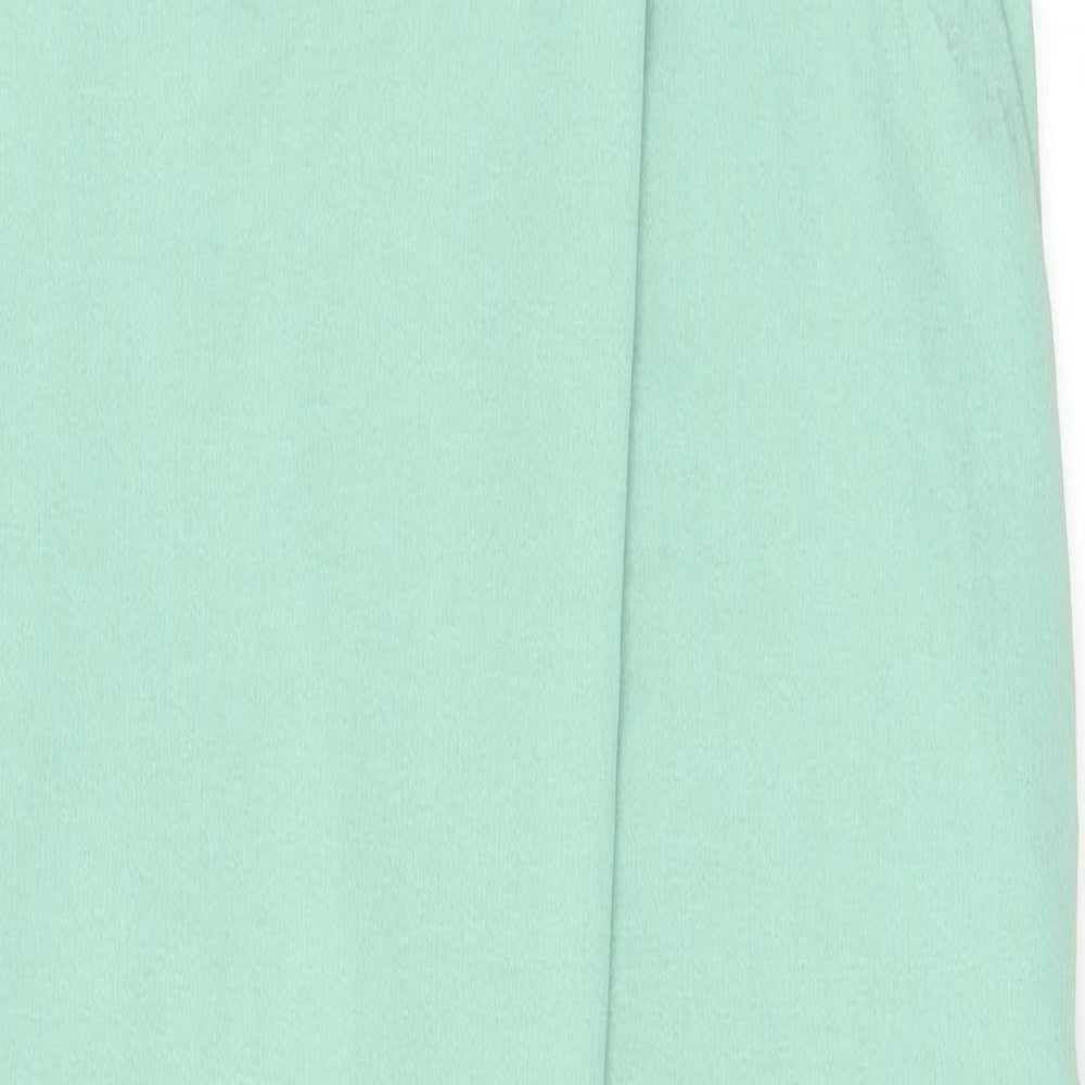 Zara Womens Green Polyester Jumpsuit One-Piece Size S L26 in Zip