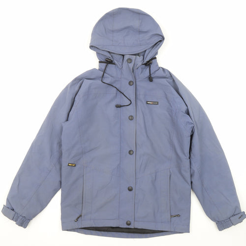 Trangoworld Mens Blue Windbreaker Coat Size XS Zip