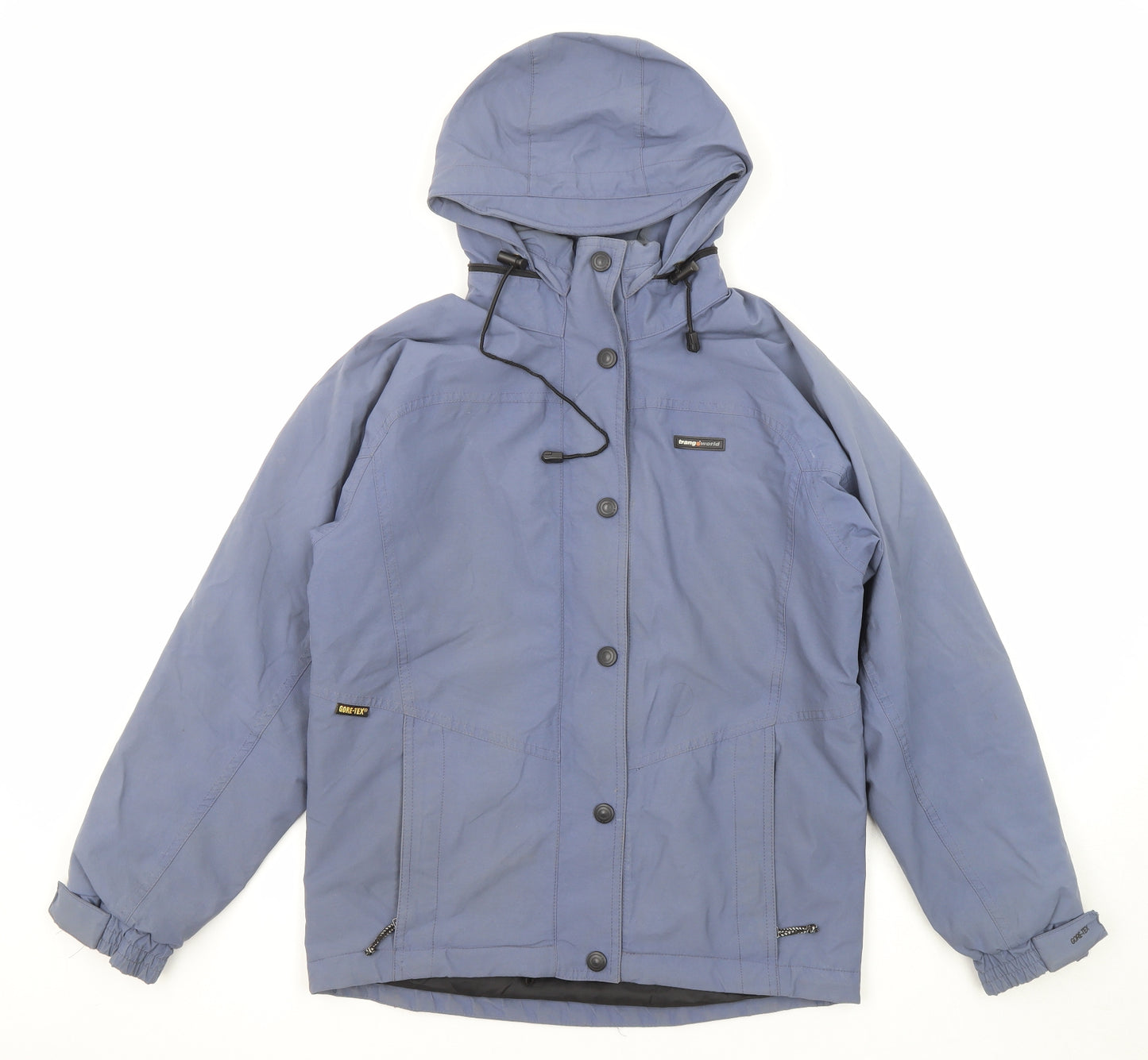 Trangoworld Mens Blue Windbreaker Coat Size XS Zip