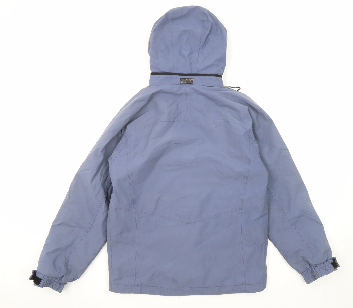 Trangoworld Mens Blue Windbreaker Coat Size XS Zip