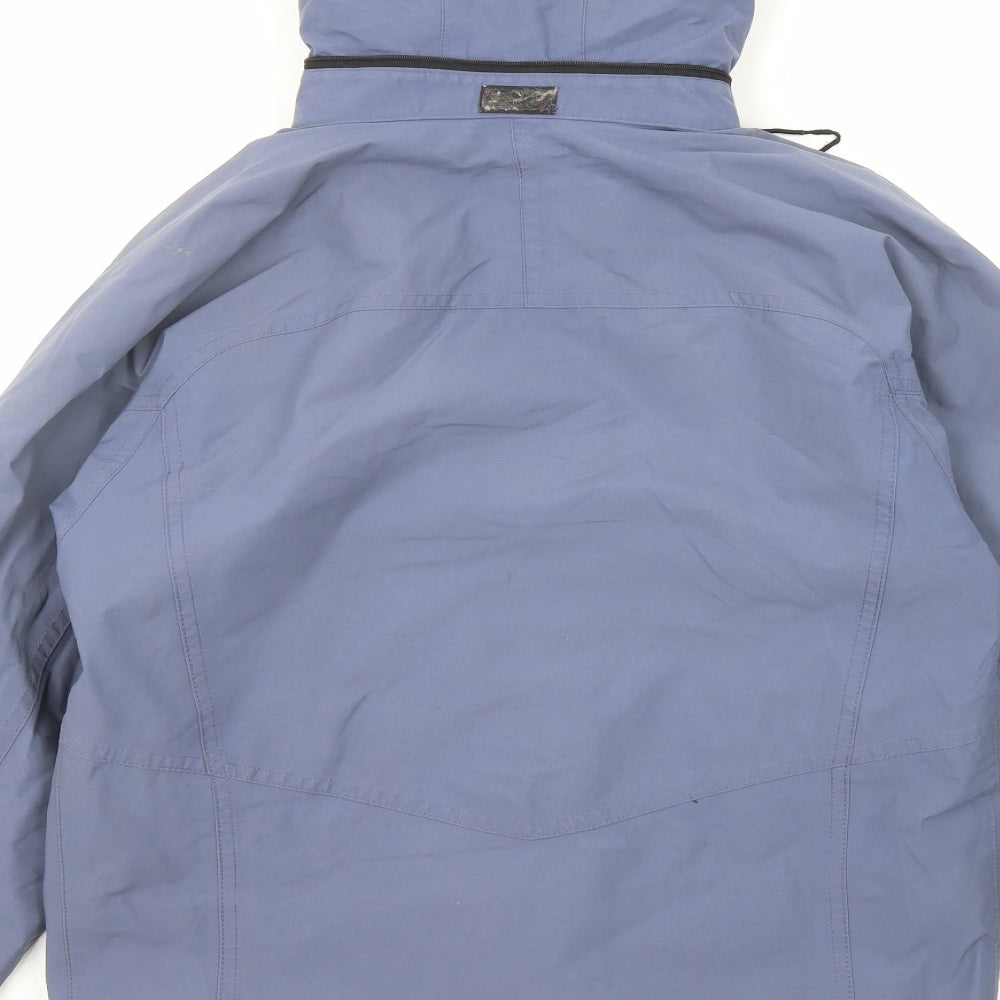 Trangoworld Mens Blue Windbreaker Coat Size XS Zip