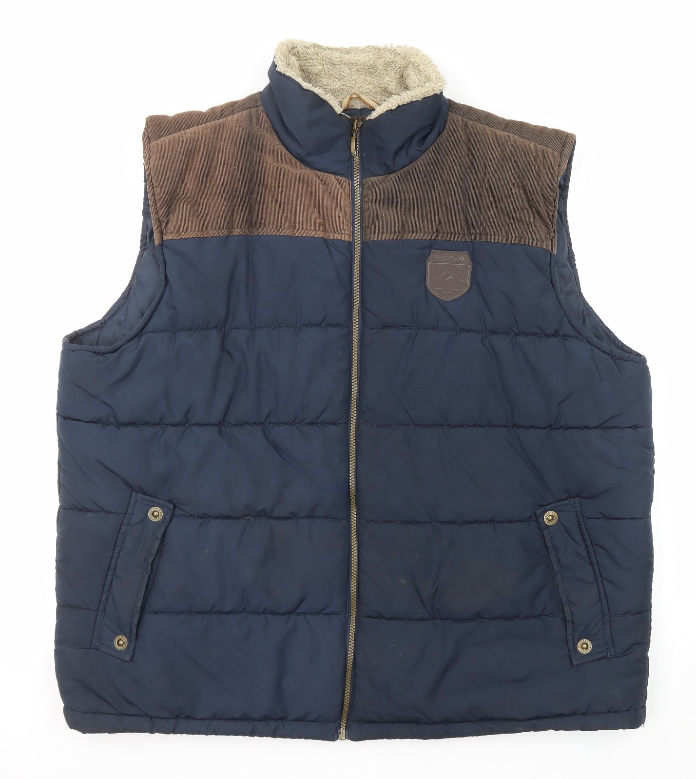 Regatta Mens Blue Gilet Coat Size 3XL Zip
